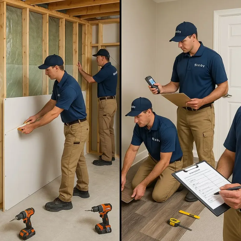 Repairs and Reconstruction process in Dallas Center, IA